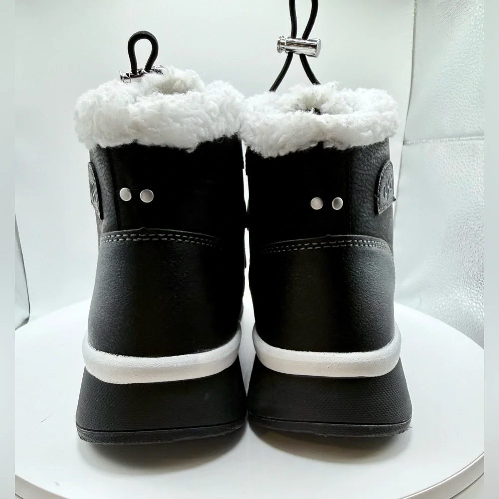 Ryka Surround Fit Faux Fur Lined Winter Ankle‎ Boots – Black | Women’s 7.5